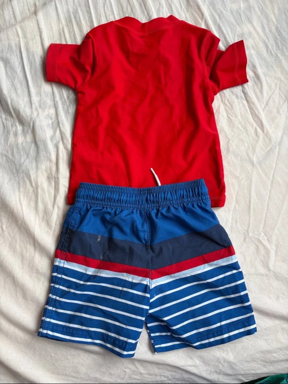Carter's Bright Red Toddler Rash Guard Top - Picture 3 of 3